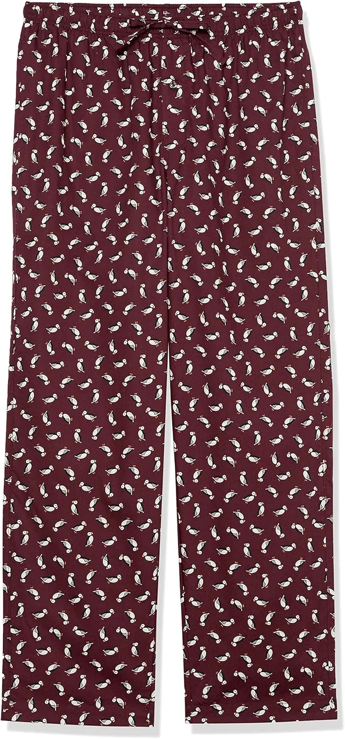 Amazon Essentials Men's Straight-Fit Woven Pajama Pant