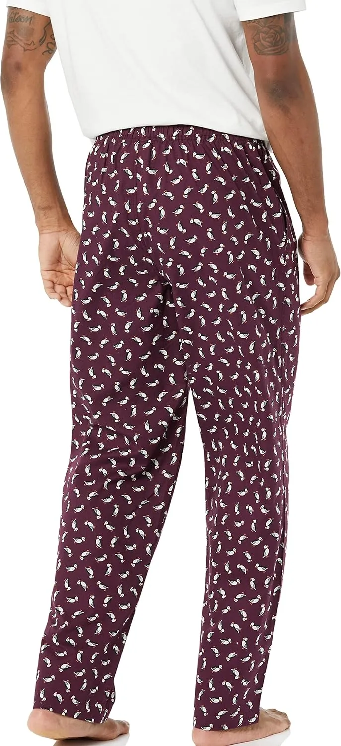 Amazon Essentials Men's Straight-Fit Woven Pajama Pant