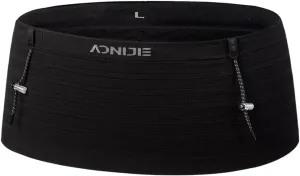 AONIJIE Hydration Running Belt with 250ml Soft Flask for Women and Men Large Capacity & Lightweight for Cycling Climbing Marathon (Black,Medium)