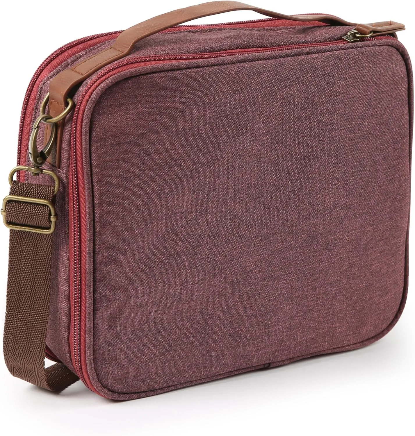 Arctic Zone Reusable-lunch-bags Insulated Lunch Bag, Wine - High density thermal insulation with expandable capacity, Leak proof lining with Microban protection