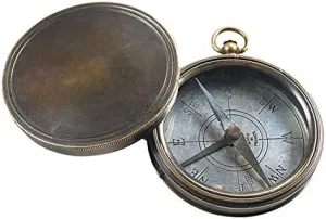 Authentic Models Victorian Trails Pocket Compass Directions North East South West