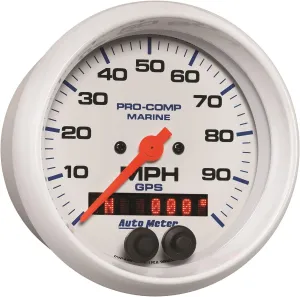 Auto Meter 200636 Gauge, Speedometer, 3 3/8", 100Mph, GPS, Marine