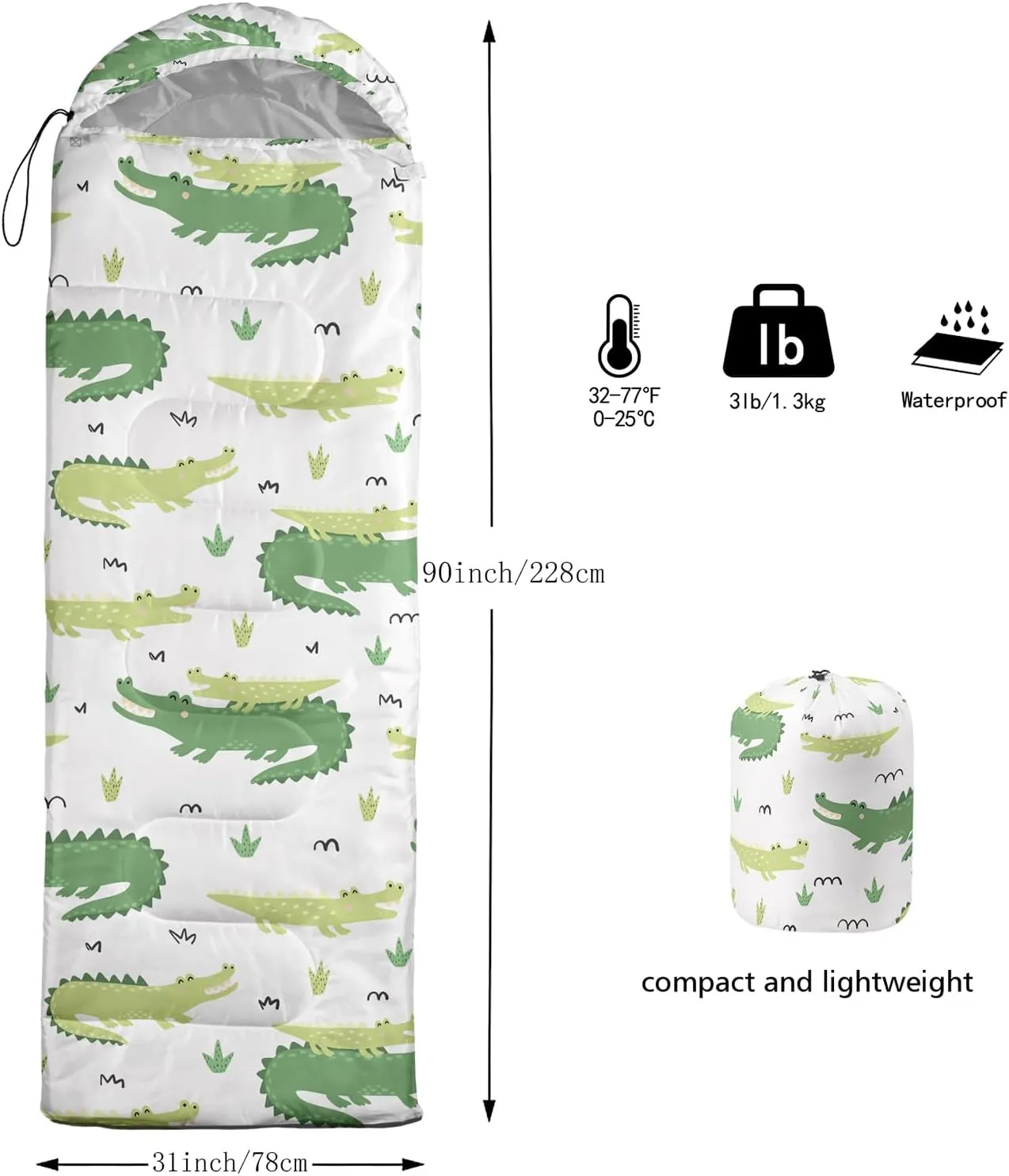 Axolotl Mermaid Scales Sleeping Bag for Kids Girls–Lightweight Warm Cold Weather Sleeping Bags,Waterproof Portable Sleeping Bag for Camping,3 Season Cold Weather Sleeping Bag,Sleeping Bag for Hiking