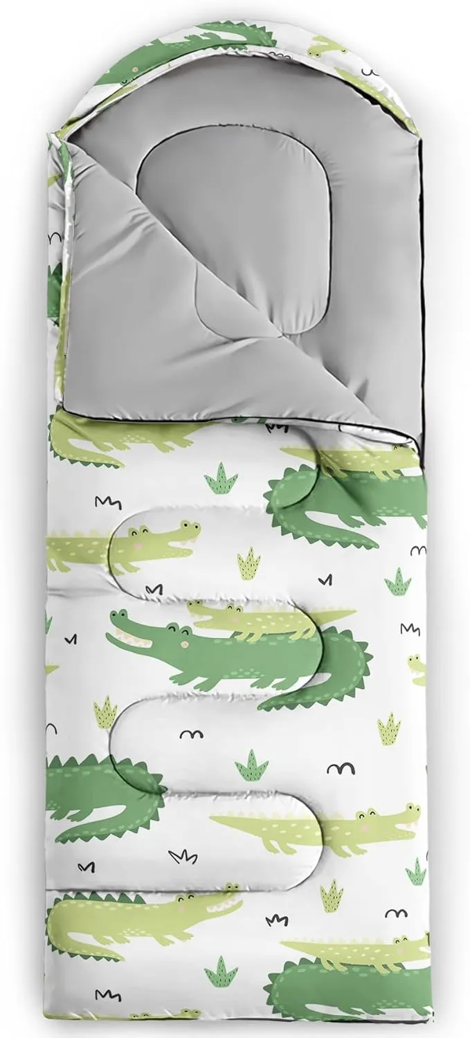 Axolotl Mermaid Scales Sleeping Bag for Kids Girls–Lightweight Warm Cold Weather Sleeping Bags,Waterproof Portable Sleeping Bag for Camping,3 Season Cold Weather Sleeping Bag,Sleeping Bag for Hiking