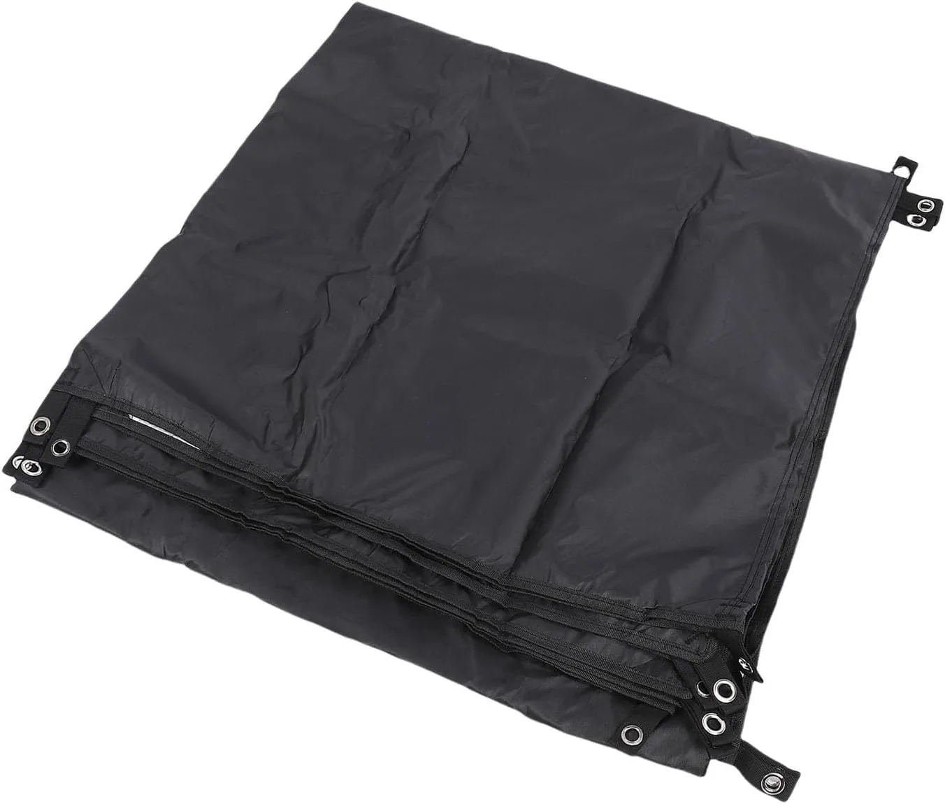 AYNEFY Tent Tarp, Lightweight Portable Camping Tarp with Ground Nails Wind Proof Ropes Multifunction Tent Awning Secure Fastening for Outdoor Travel Hiking Backpacking (M)