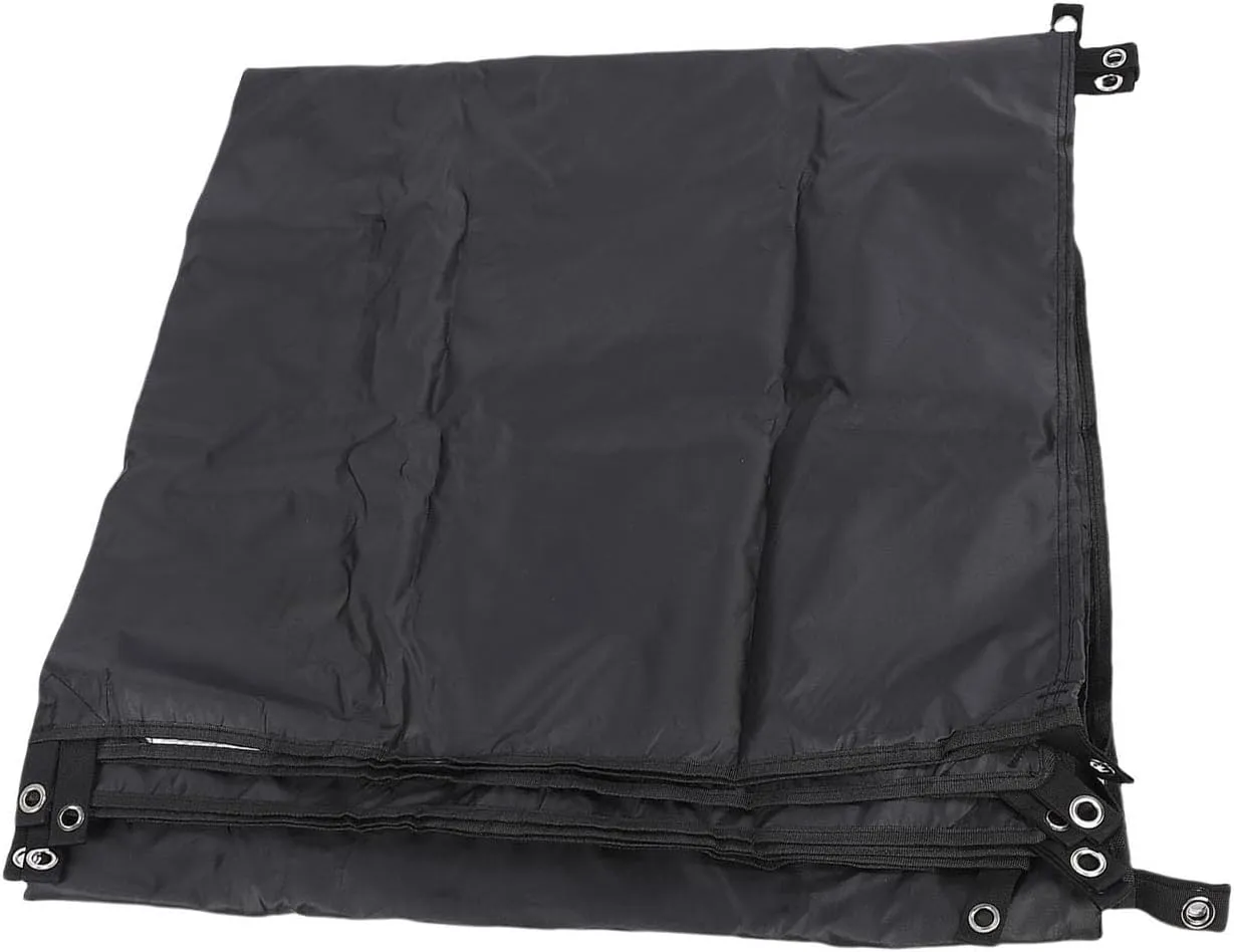AYNEFY Tent Tarp, Lightweight Portable Camping Tarp with Ground Nails Wind Proof Ropes Multifunction Tent Awning Secure Fastening for Outdoor Travel Hiking Backpacking (M)