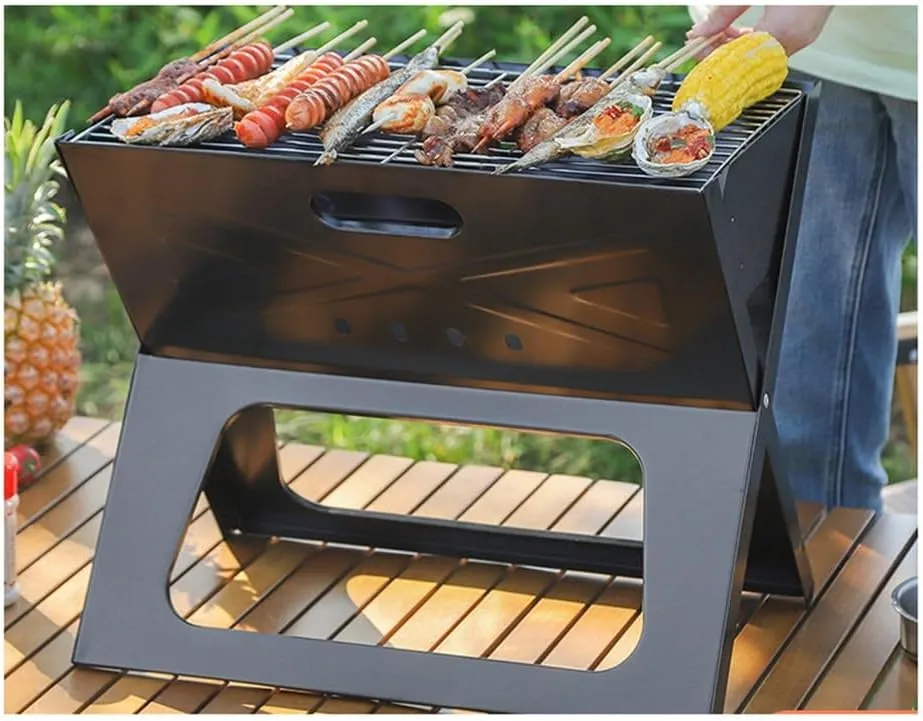 Barbecue Skewers Outdoor Barbecue Grills Camping Foldable Portable Barbecue Grills