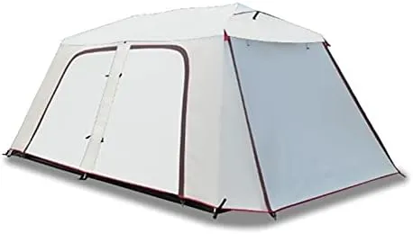 Beach Tent for 5-8 Person Automactic Pop Up Tent Ventilation Sun Shelter with Extended Porch Instant Family Tent for Camping, Hiking, Fishing, Festival (Large Family Tent 5) (Large Family Tent 5)