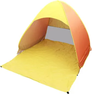 Beach Tent Instant Setup Pop-up Canopy Waterproof Sunshade for Outdoor Camping