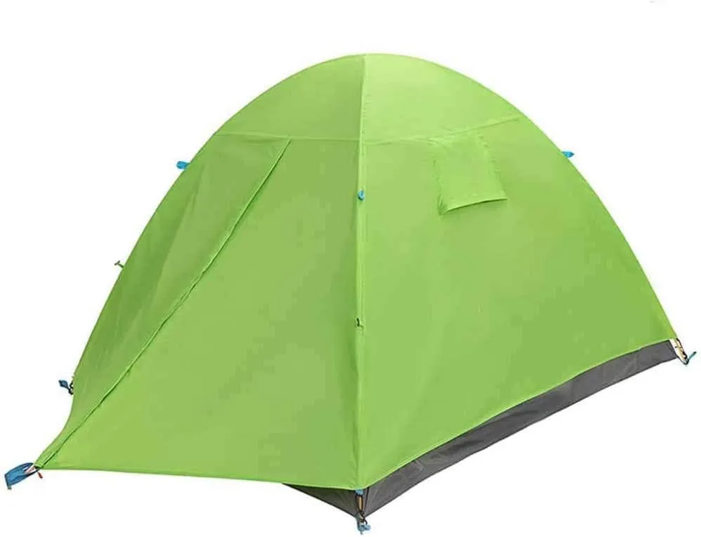 Beach Tent, Pop Up Portable Family Travel 3 Persons Double Layer Windproof Rainproof,for Camping Fishing Picnicing,Blue