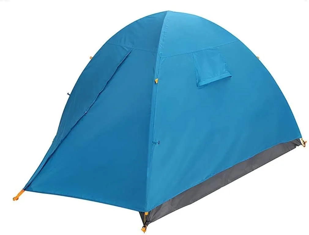 Beach Tent, Pop Up Portable Family Travel 3 Persons Double Layer Windproof Rainproof,for Camping Fishing Picnicing,Blue