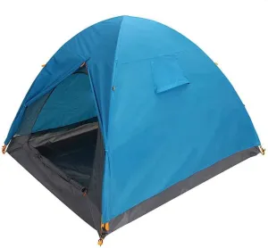Beach Tent, Pop Up Portable Family Travel 3 Persons Double Layer Windproof Rainproof,for Camping Fishing Picnicing,Blue