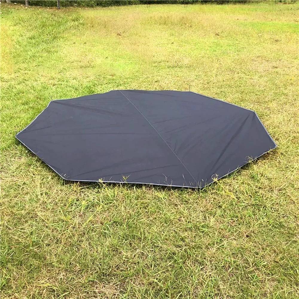 Bell Tent, 4 Seasons Yurt Tent, Canvas Tent for Camping with Stove Jack, Breathable Tent for 2-4 Person, Family Camping Outdoor Hunting Party