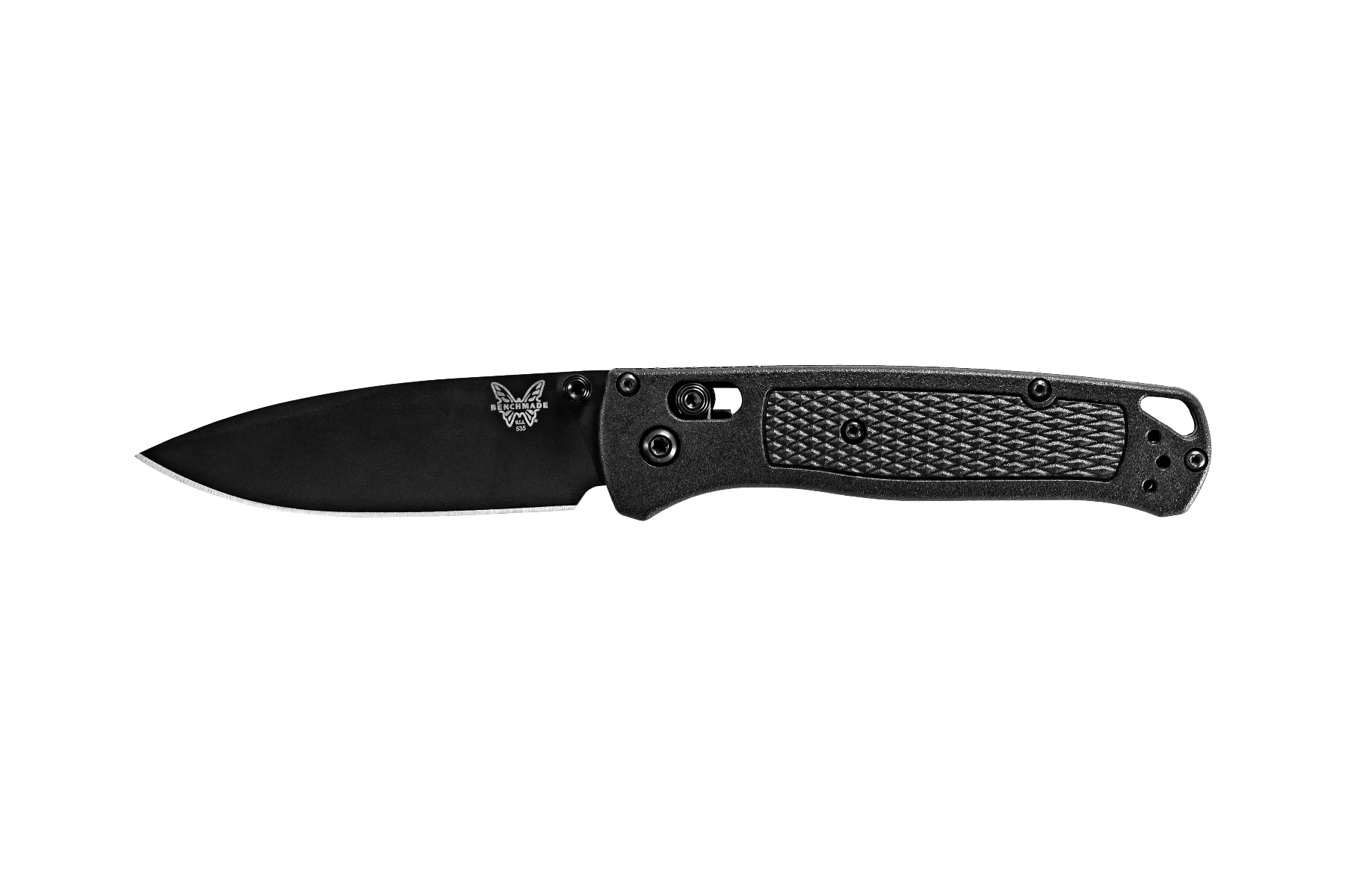 Benchmade Blue Class Bugout Axis Serrated Drop Point Plain Edge Black Blade 535SBK-2 Knife