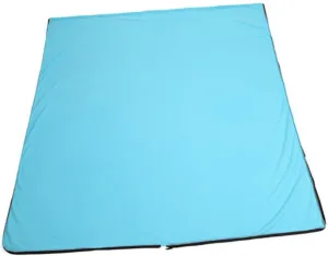 BESPORTBLE Camping Lightweight Fleece Outdoor with Storage Bag Comfortable for Hiking Cool Weather and Home Use Sky Blue