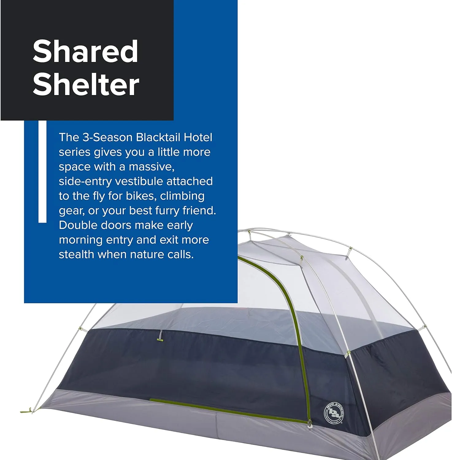 Big Agnes Blacktail & Blacktail Backpacking and Camping Tent