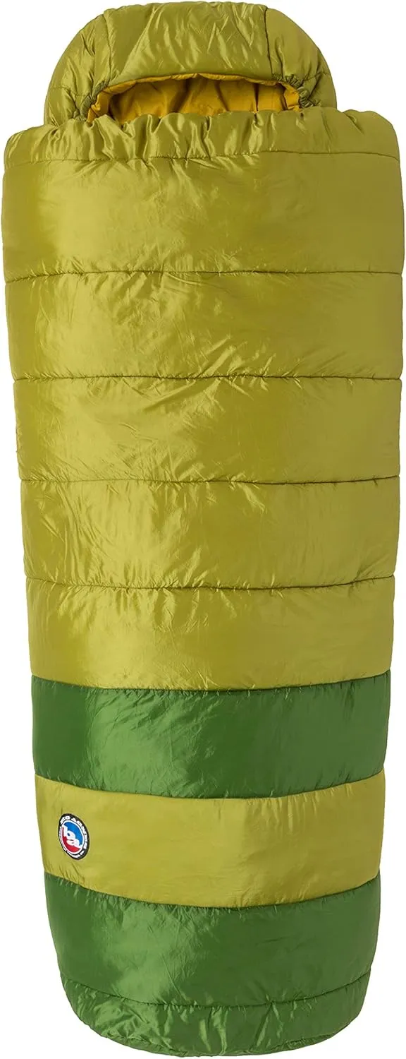 Big Agnes Echo Park Sleeping Bag - Extra Roomy Deluxe Comfort, 0°/25°/35° - Padlok Sleep System for Sleeping Pad Attachment