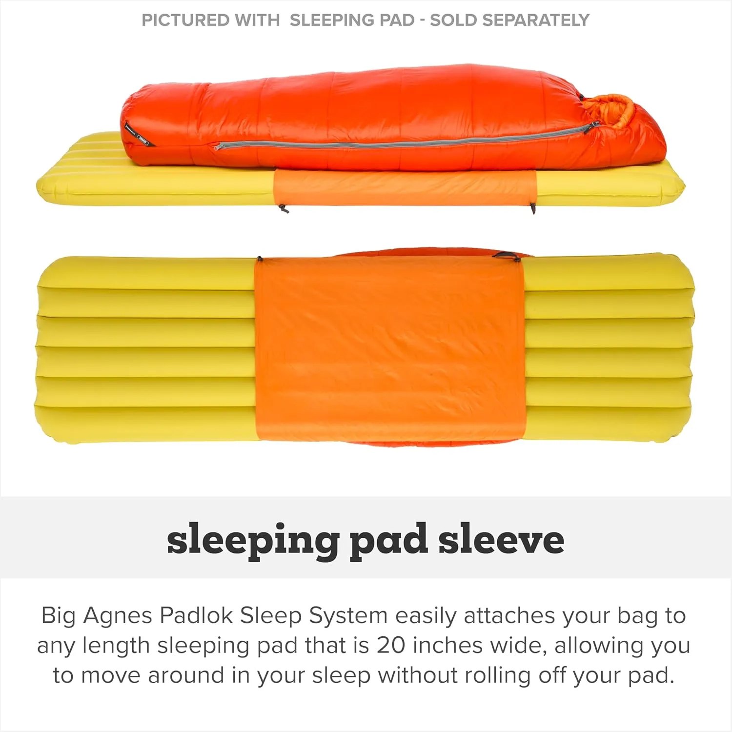 Big Agnes Ultralight Cold Weather Backpacking and Camping, Kids, Juniors, Teens, 20 Degrees