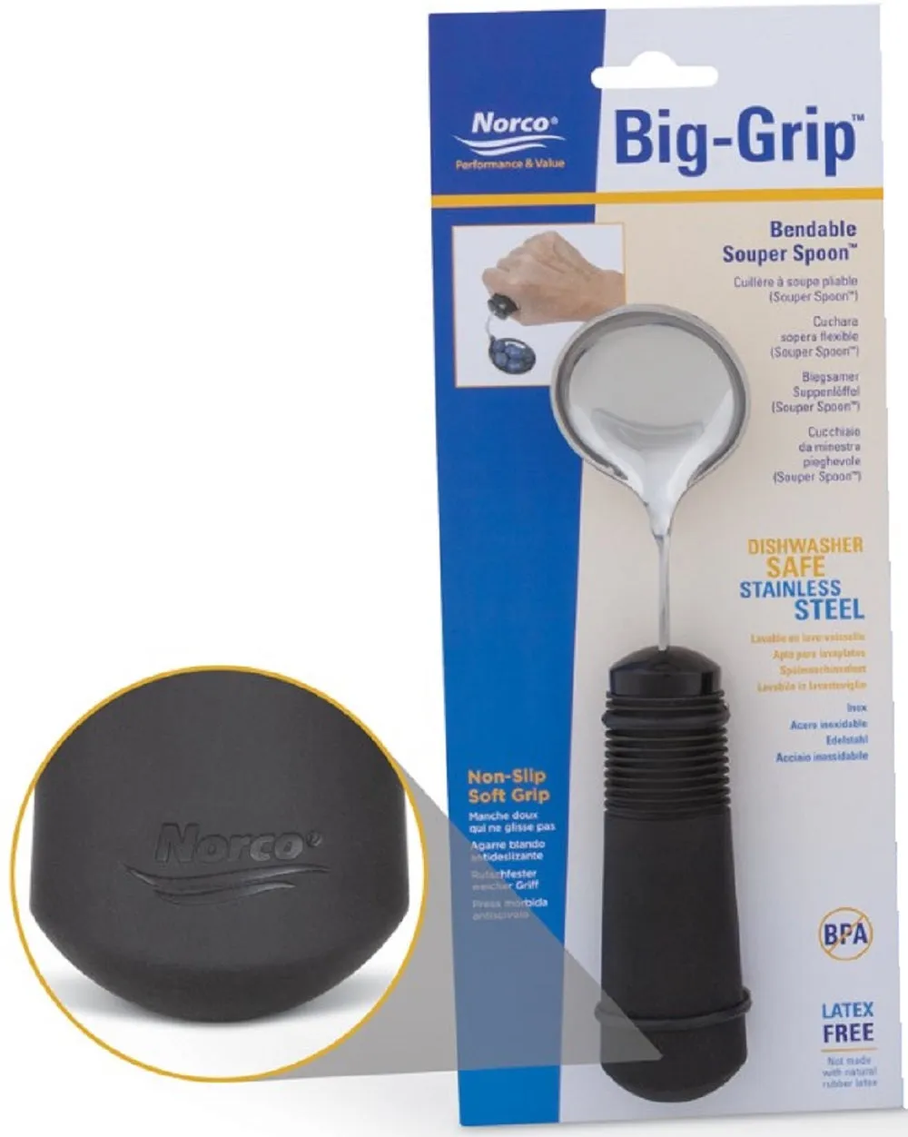 Big-Grip™ Adaptive Eating Utensils - Non-Weighted