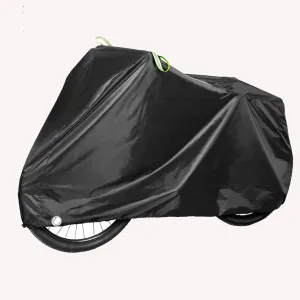 Bike Cover for ebikes, Upgrade Outdoor Waterproof Bicycle Covers, Anti Rain Snow UV Dust Wind Proof with Lock Holes Reflective Straps for Mountain Road Bikes
