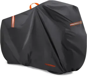 Bike Cover for Specialized Stumpjumper EVO Alloy, 420D Bike Outdoor Storage Cover Windproof Bicycle Covers with Lock Holes Bikes Tarp All Weather Durable Bicycle Cover