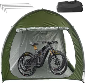 Bike Covers for Outside Storage, 210x150x165cm Waterproof Oxford Cloth Bike Tent, Portable Bike Storage Tent, Bike Storage Protective Cover, UV-Proof Bike Shed for Outside Garden Yard