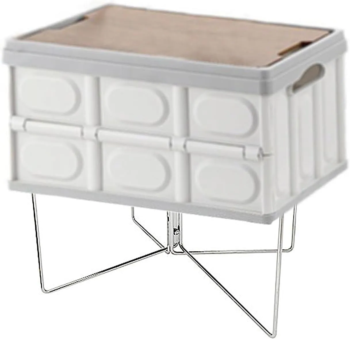 Bracket Ice Box Holder for Camping Hiking Cooking Outdoor Camping Coolers Holder Rack Foldable Camping Ice Coolers Stand