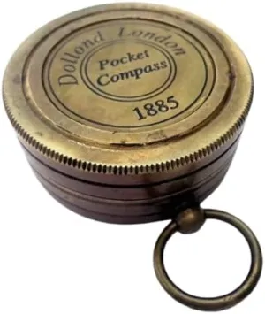 Brass Sundial Compass Vintage Dollond London Nautical compasses solid Handmade