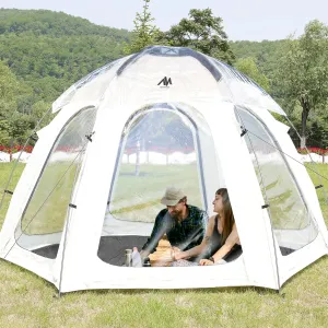 Bubble Tent, AYAMAYA 10x10 FT Screen House for 4-6 People, Outdoor Sports Tent Canopy with Mesh Mosquito Netting for Patio, Camping, Backyard and Outside Activities, Weatherproof Sun Shelter