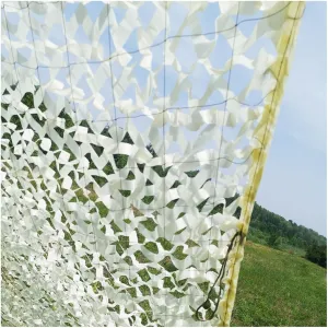 Camouflage Netting Beige Gazebo Camouflage Net, Large Military Camo Netting Double Layer, Greenhouse Covers Shade Cloth 210d Oxford Cloth Sunblock Mesh, for Kids Den Party Camping Hide Decor Sun Shade