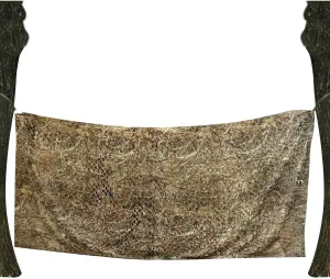 Camouflage Netting - Hunting Blind Net | 5x10ft Camouflage Mesh Netting | Hunting Accessories | Blind Fabric | Hunting Cover | Sunshade Tarp | Outdoor Blind Trap for Camping Photography