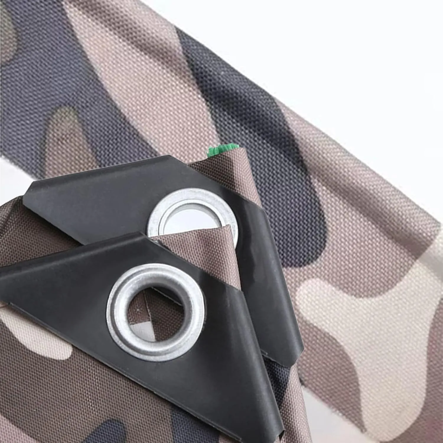 Camouflage Tarpaulin Heavy Duty Tarp Sheet Waterproof Canopy Tent 0.4mm Thick Multipurpose Canvas Cover 5X5M Caravan Camo Groundsheet with Metal Eyelets (Size:3x7m)