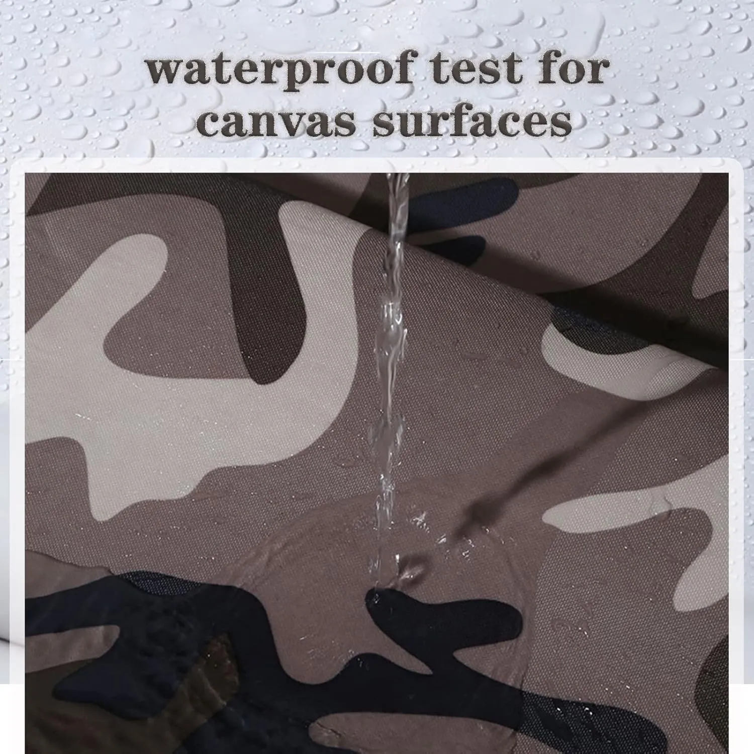 Camouflage Tarpaulin Heavy Duty Tarp Sheet Waterproof Canopy Tent 0.4mm Thick Multipurpose Canvas Cover 5X5M Caravan Camo Groundsheet with Metal Eyelets (Size:3x7m)