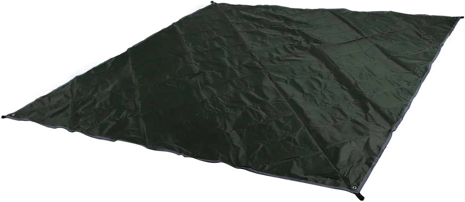 Camping Canopy Multifunctional Quadrangle Sunscreen Tent Tarp Outdoor Hammock Tent for Camping Outdoor Beach (OD Green)