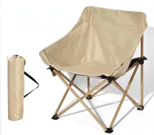 Camping Chairs-Folding Chairs for Outside, Directors Chairs Foldable,Foldable and Reclining Beach Chair,Lawn Chairs for Adults Heavy Duty,Lightweightutdoor Camp Chair for Adults(Brown)