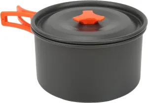 Camping Cookware Mess Kit Portable Camping Cooking Set for Backpacking Pot Pan Teapot Folding Fork Knife Spoon Kit