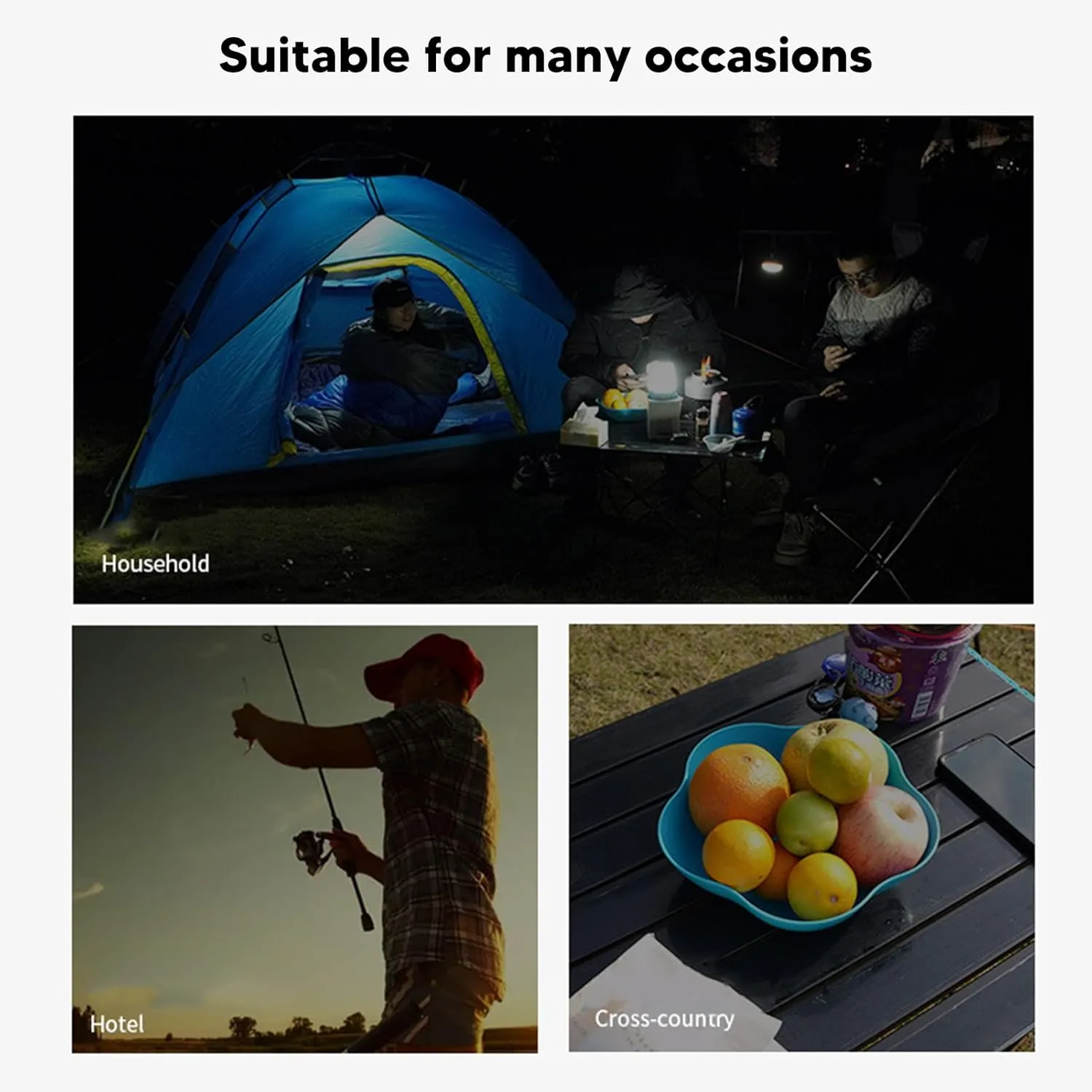 Camping Cookware Portable Cooking Set Backpacking Pot Pan Teapot Lightweight Compact Kit for Hiking Biking