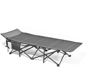 Camping cot Portable Camping Cot Oxford Fabric for Office Nap and Home Lounging Camping Spare Bed Patio Rollaway Guest Bed 190 * 70 * 35cm Folding cot