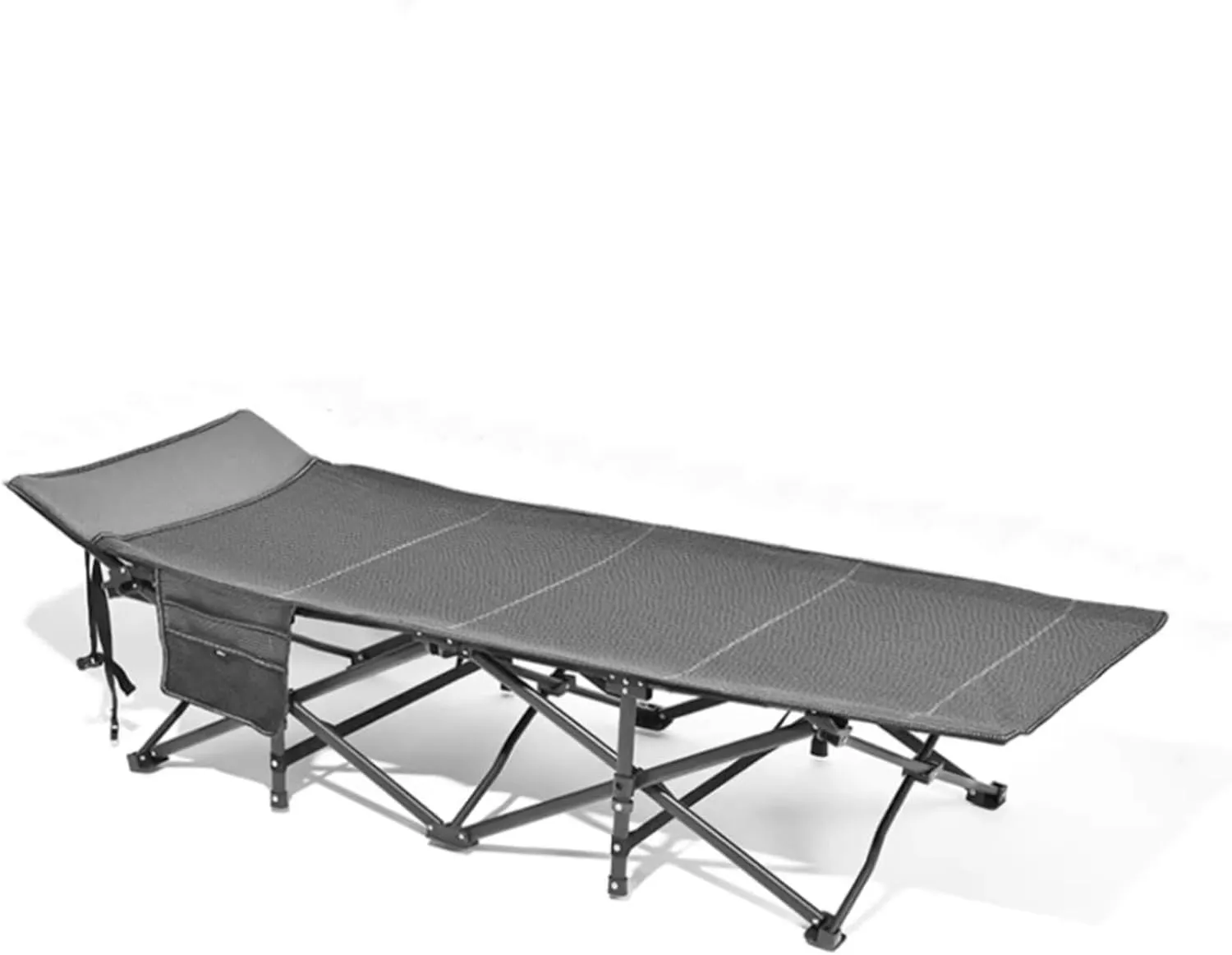 Camping cot Portable Camping Cot Oxford Fabric for Office Nap and Home Lounging Camping Spare Bed Patio Rollaway Guest Bed 190 * 70 * 35cm Folding cot