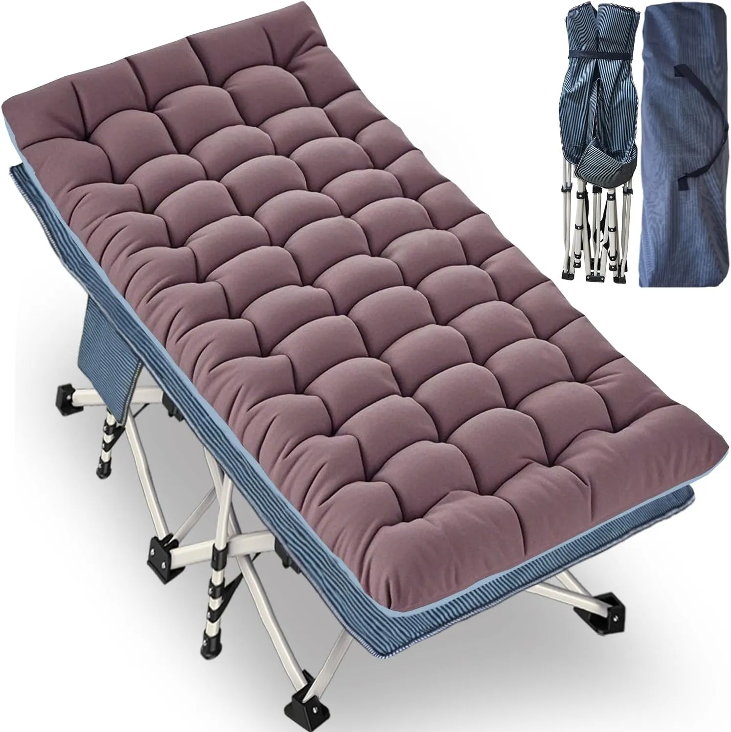 Camping cot with Mattress Comfortable 4