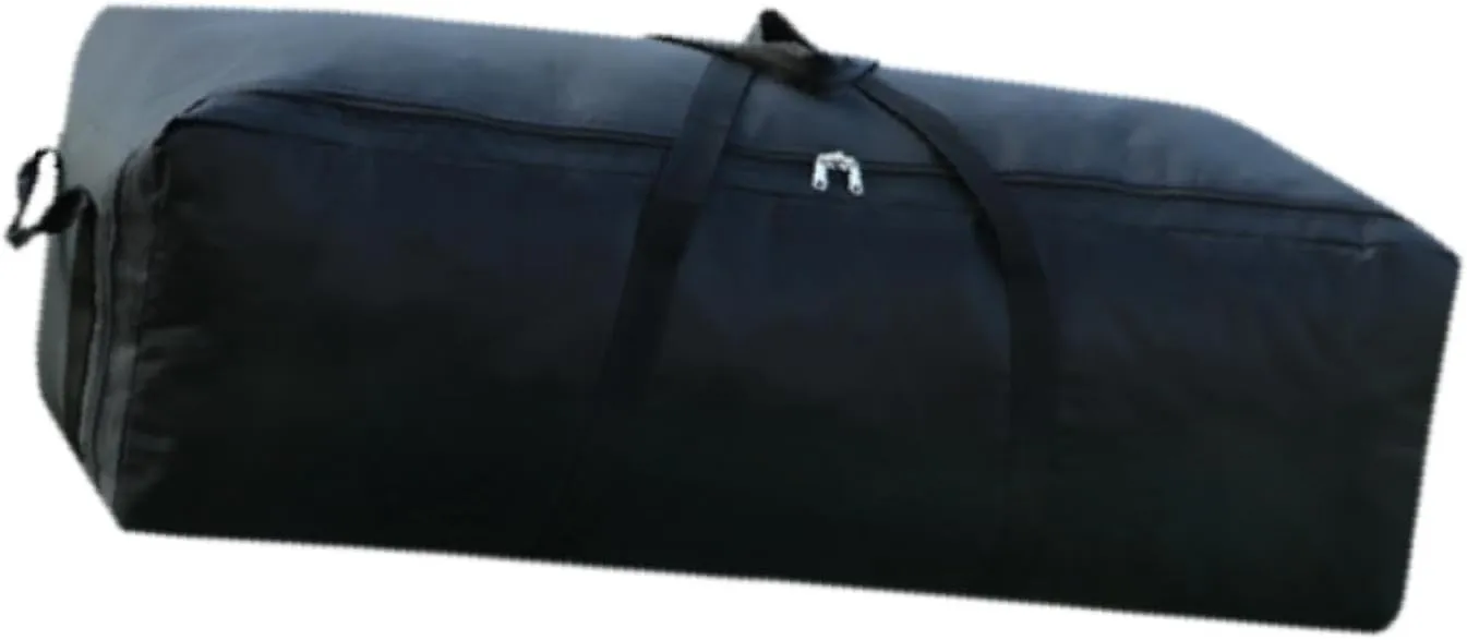 Camping Equipment Storage Bag Large Duffel Bag Large Capacity Black Portable Handbag Luggage Bag Carry Bag for Fishing Gym, Black, 100L