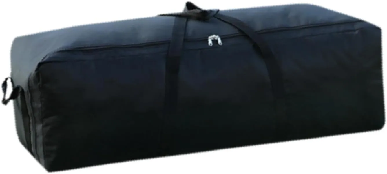 Camping Equipment Storage Bag Large Duffel Bag Large Capacity Black Portable Handbag Luggage Bag Carry Bag for Fishing Gym, Black, 100L