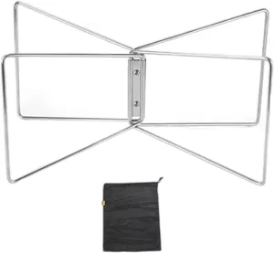 Camping Foldable Metal Stand Storage Box Bracket Foldable Coolers Stand with Carry Bag Outdoor Picnics Accessories
