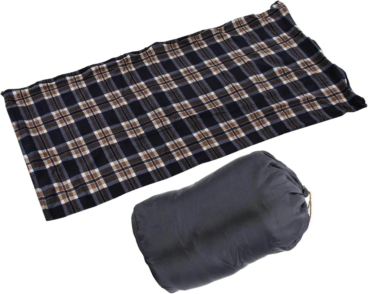 Camping Sleeping Bag, Fleece Sleeping Bags for Adults, Sleeping Bags with Storage Bag for Camping, Outdoor and Hiking