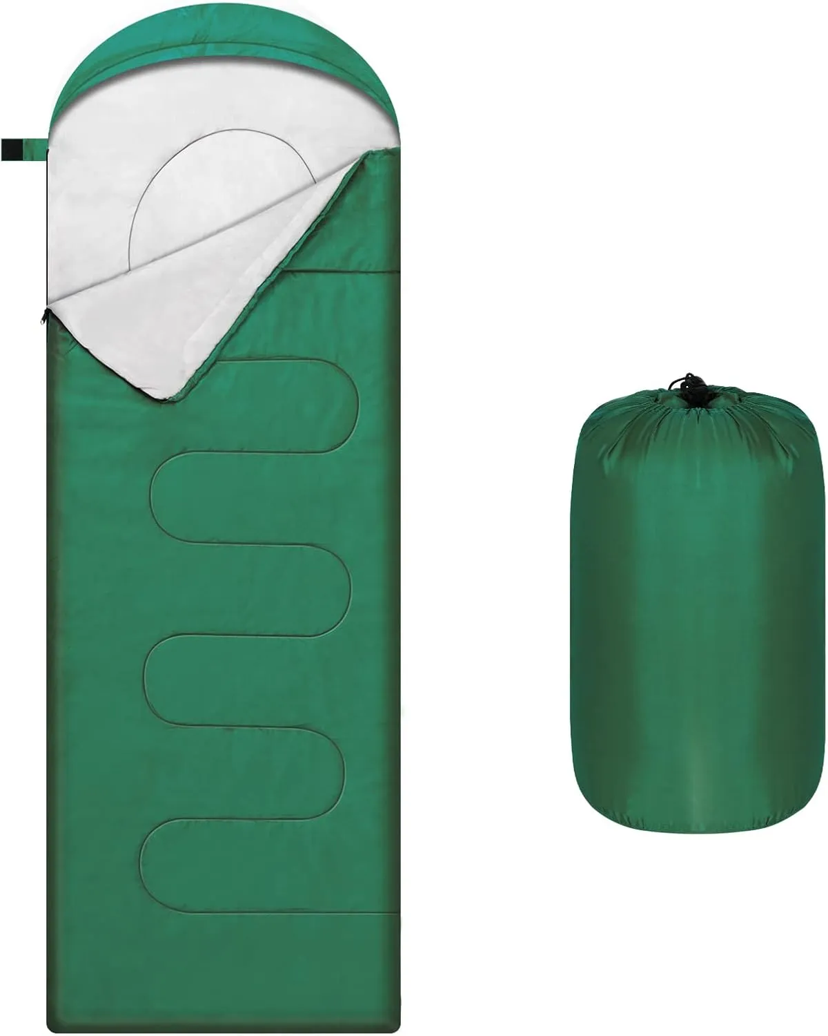 Camping Sleeping Bags for Adults Kids Portable Waterproof Lightweight Sleeping Bag 4 Seasons Winter, Fall, Spring, Summer Backpacking Hiking Mountaineering Indoor Outdoor Use