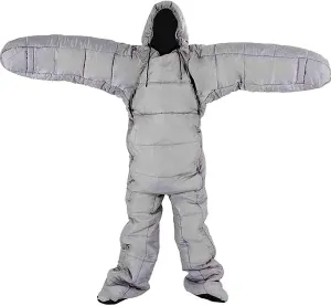 Camping Sleeping Bags Sleeping Bag Wearable Lightweight Waterproof Sleeping Bags with Zippered Holes for Arms and Feet for Camping, Hiking & Outdoors Lightweight Sleeping
