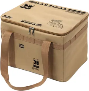 Camping Storage Bag - Camping Organizer Cookware Storage Bag - 30L Duffel with Ergonomic Handle, Waterproof Container for Barbecue Picnic Moving Drinks Pot