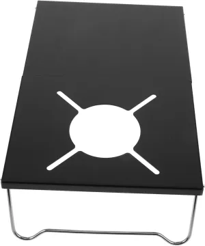 Camping Table Adjustable for Outdoor Grill BBQ Lightweight Cooking Station for Garden Patio and Use