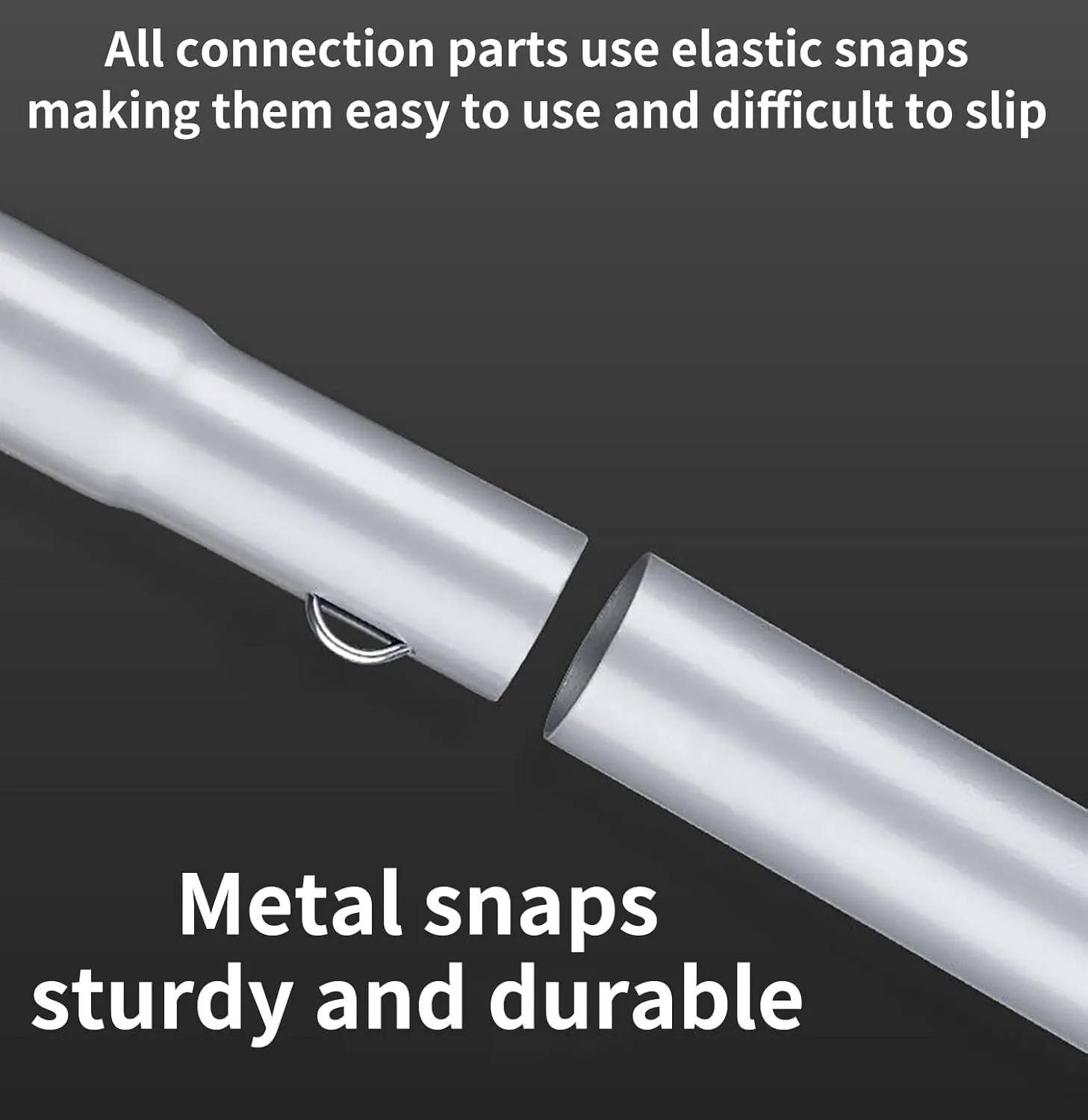 Camping Tarp Poles Tent Poles Adjustable for Tarp Canopy Awning Beach Shade (Dia 1.0"/Length 86.6")