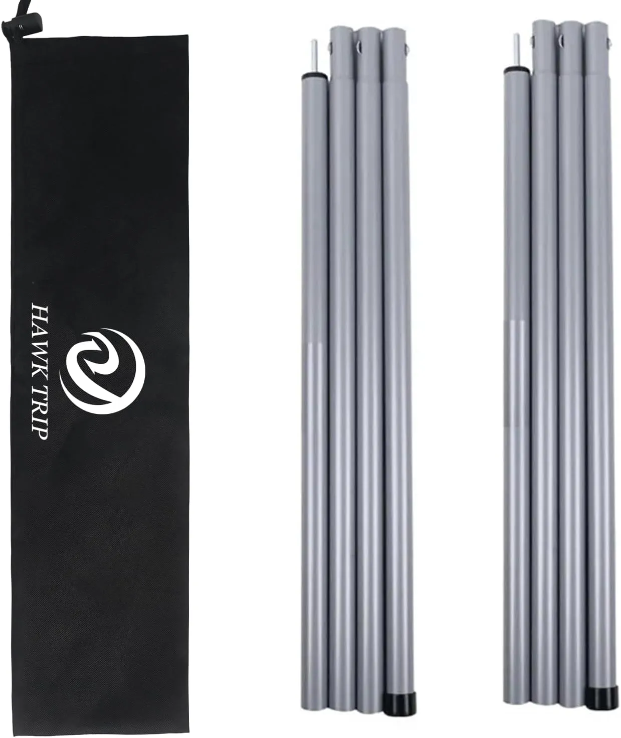 Camping Tarp Poles Tent Poles Adjustable for Tarp Canopy Awning Beach Shade (Dia 1.0"/Length 86.6")